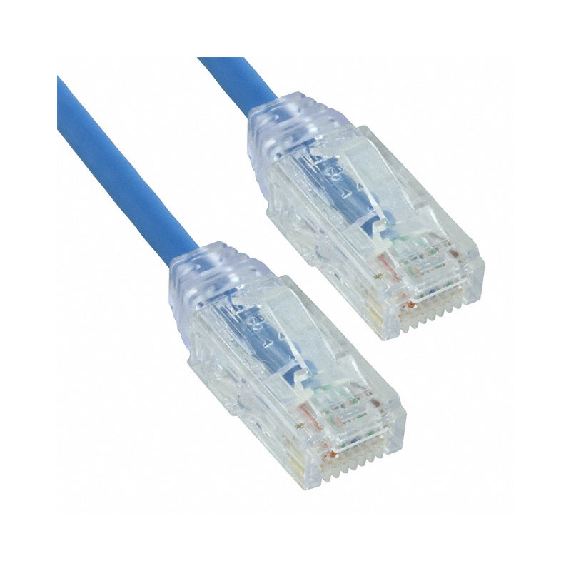 1 pcs : UTP28SP2BU - CABLE MOD 8P8C PLUG TO PLUG 2'