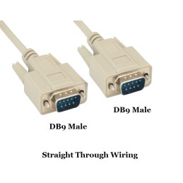 1 pcs : DMC-9MM-25B - RS232 DB9 M/M SHLD MOLD 25FT