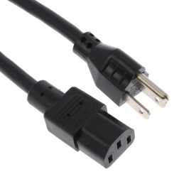 1 pcs : 3011896F7701(R) - CORD 16AWG 5-15P - 320-C13 6.56'