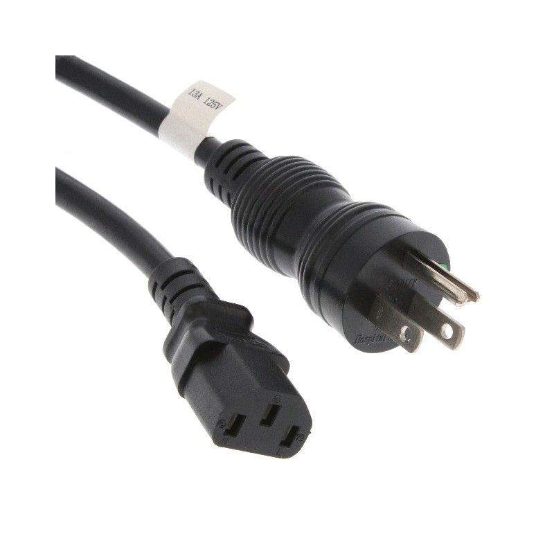 1 pcs : 1191055M701(R) - CRD 16AWG NEMA5-15P - C13 16.4'