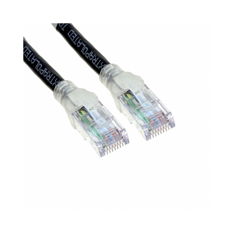 1 pcs : C601100004 - PATCHCORD BCAT6+ CMR BLK 4FT