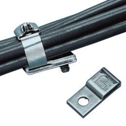 1 pcs : MTM1H10-C - CABLE TIE HLDR SGL SCREW 10 SIL