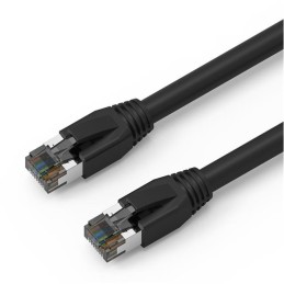 1 pcs : L8S24-01BLK - CAT8 S/FTP 24AWG 8P8C M-M 1FT