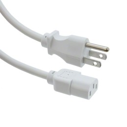 1 pcs : 800-18-13D-WH-0015F-1 - CORD 18AWG 5-15P - 320-C13 15'