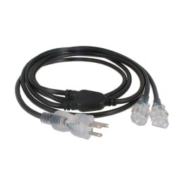 1 pcs : 1191663M0701X2(R) - CORD 18AWG NEMA 5-15P-IEC320 10'