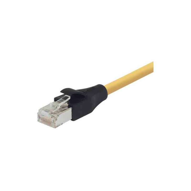1 pcs : TRD695SCR-Y-1 - RJ45/RJ45 CAT 6 SHLD YEL 1F