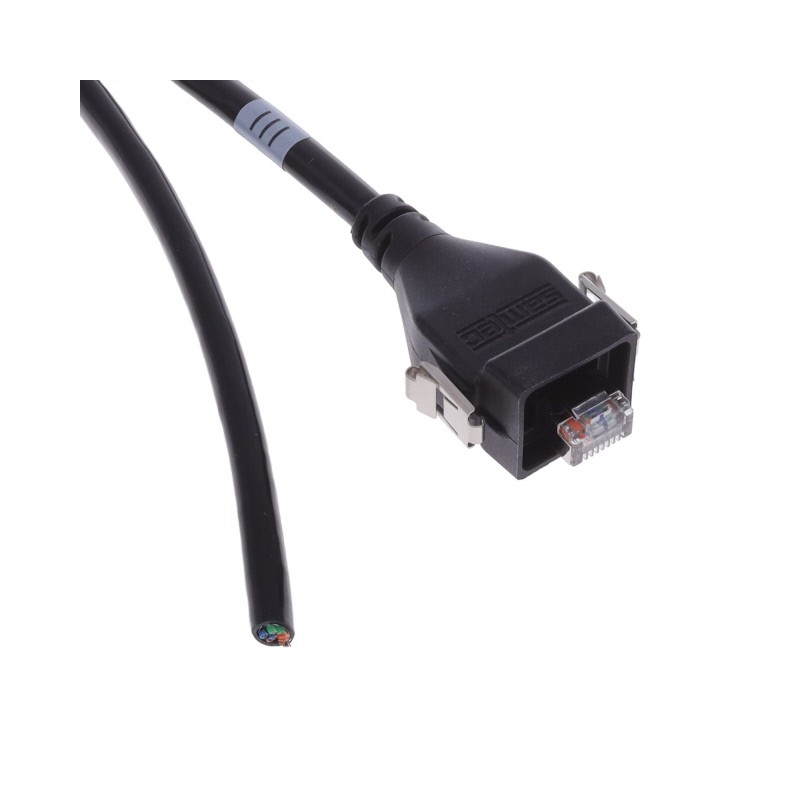 1 pcs : RCE-01-G-02.00-BC - CABLE MOD 8P8C PLUG-CABLE 6.56'