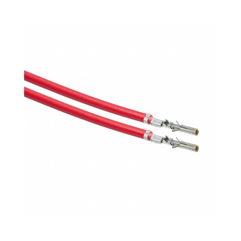 10 pcs : 0430300003-03-R4-D - 3' PRE-CRIMP A2015R RED