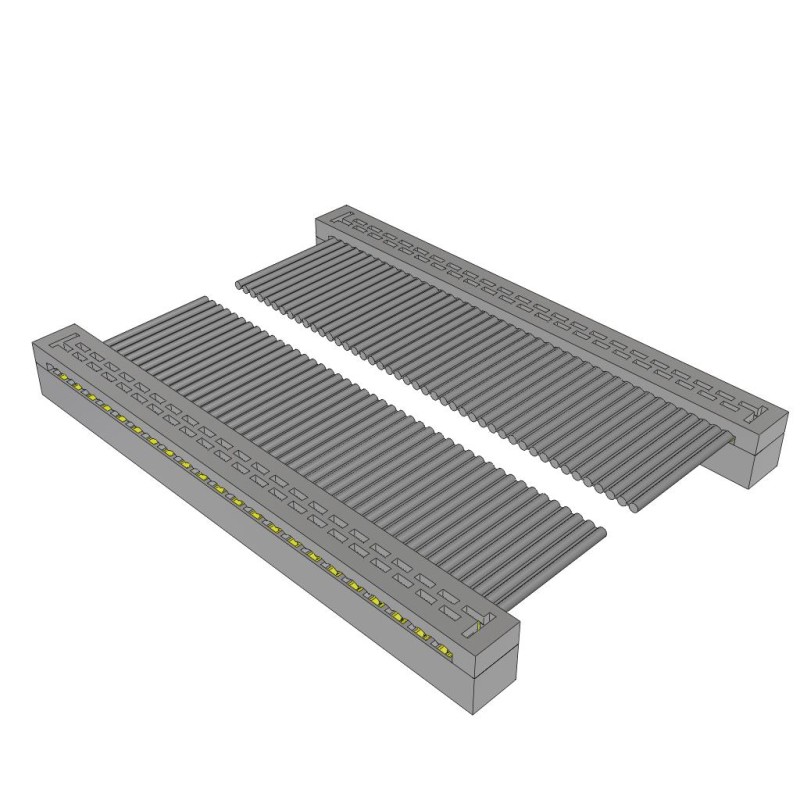 1 pcs : TCSD-22-D-15.00-01-F-N - 2MM DOUBLE ROW FEMALE IDC ASSEMB