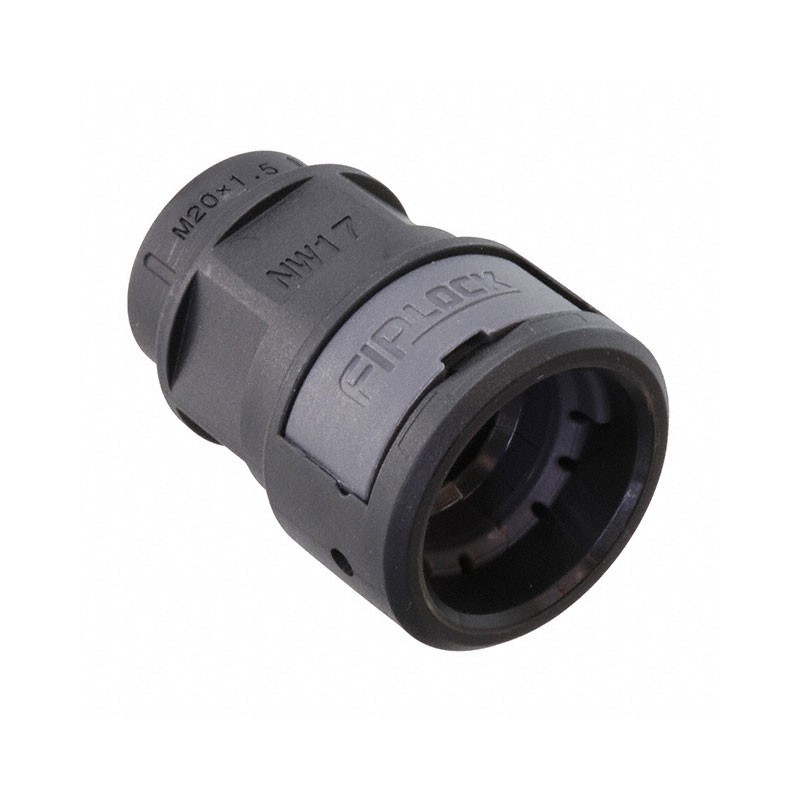 1 pcs : AFPA-17M20PB - FIPLOCK, FITTING STRAIGHT, NW17,