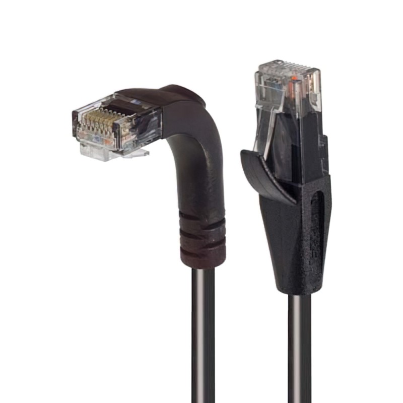 1 pcs : TRD815RABLK-1 - C5E PVC UTP STR-DWN BLK 1F