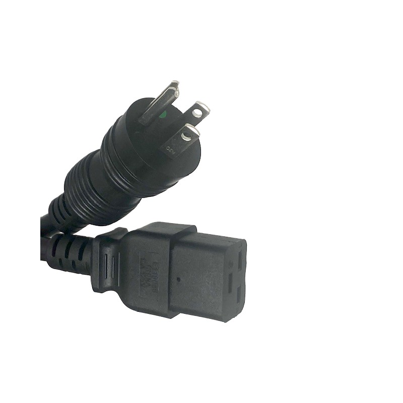 1 pcs : 11910410F7032(R) - CORD 14AWG NEMA 5-15P-IEC320 10'