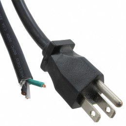 1 pcs : A-PC2314-030029-1 - CORD 14AWG NEMA5-15P - CBL 9.84'