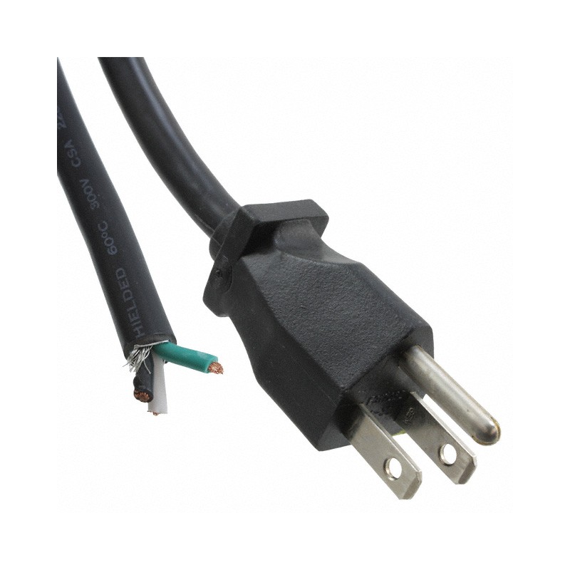 1 pcs : A-PC2314-030029-1 - CORD 14AWG NEMA5-15P - CBL 9.84'