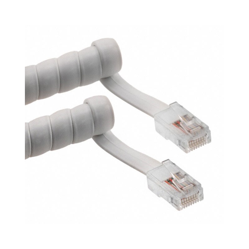 1 pcs : 522-26-8800-WH-0014F - CABLE MOD 8P8C PLUG TO PLUG 14'