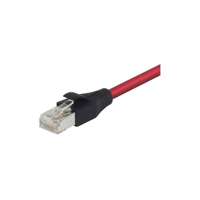 1 pcs : TRD855SCRRD-1 - CBL RJ45/RJ45 CAT5E SHLD 1'