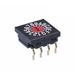 5 pcs - NKK Switches Rotary Coded DIP Switch