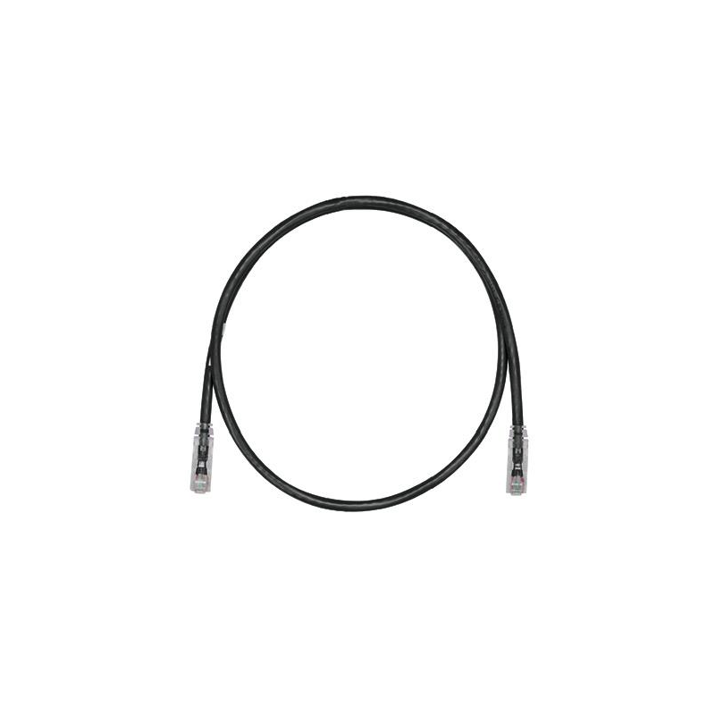 1 pcs : UTPSP4BLY - COPPER PATCH CORD, CAT 6, BLACK