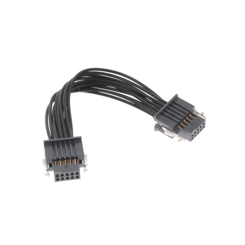 1 pcs : SFSD-05-28-H-03.25-DR-NDX - CABLE ASSY SOCKET 10POS 28AWG