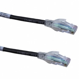 1 pcs : C601100007 - PATCHCORD BCAT6+ CMR BLK 7FT