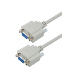 1 pcs : CSMN9FF-1 - CABLE DB9F/F MOLDED 1'