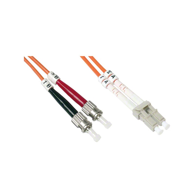1 pcs : DK-2631-02 - FIBER OPTIC CBL LC-ST DUPLEX 2M