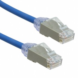 1 pcs : STP28X1MBU - CAT 6A 28AWG SHIELDED PATCH CORD