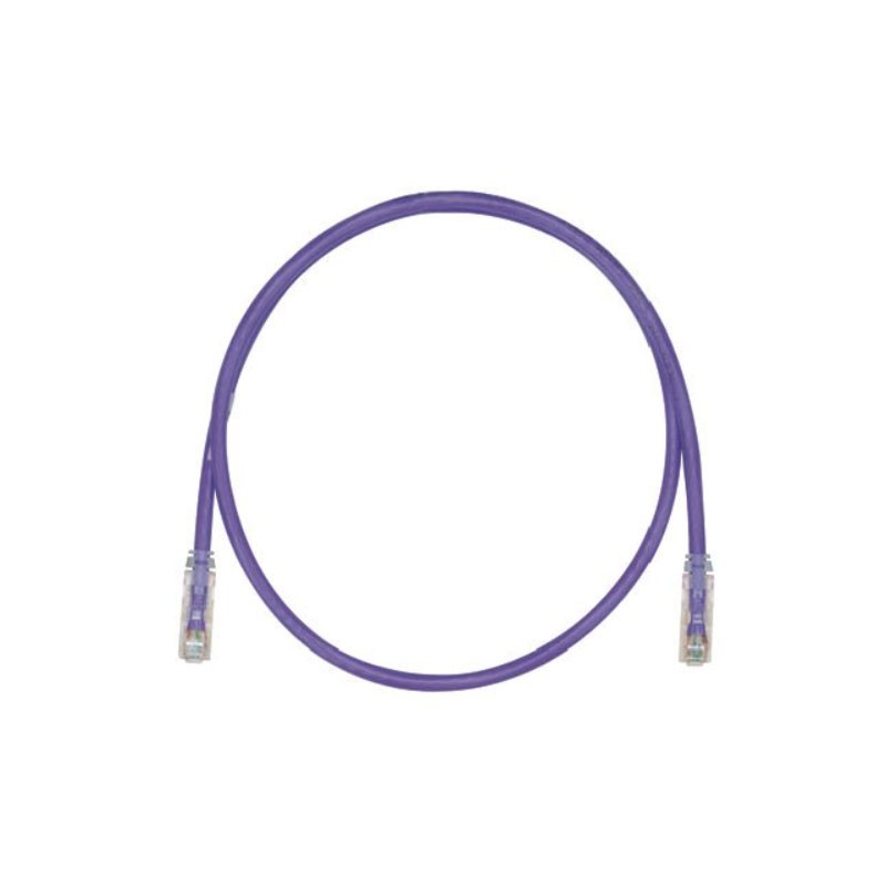 1 pcs : UTPSP5VLY - COPPER PATCH CORD, CAT 6, VIOLET