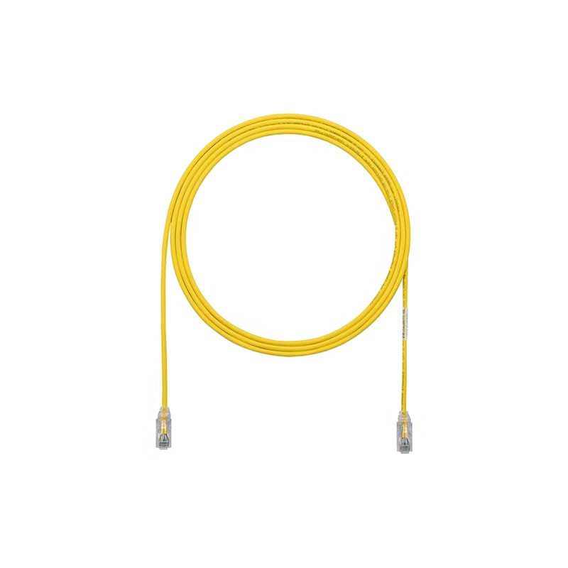 1 pcs : UTP28SP6YL - CABLE MOD 8P8C PLUG TO PLUG 6'