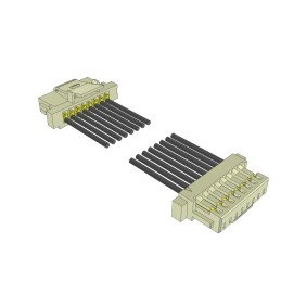 1 pcs : S1SS-08-28-GF-10.00-L1 - MICRO MATE SINGLE ROW DISCRETE W