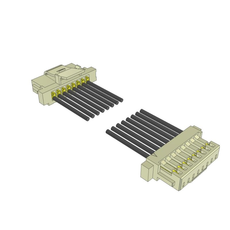 1 pcs : S1SS-08-28-GF-10.00-L1 - MICRO MATE SINGLE ROW DISCRETE W