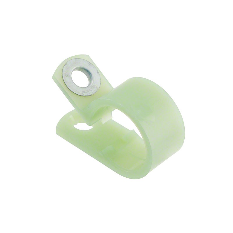 1 pcs : NM-10-R10 - CBL CLAMP P-TYPE GREEN FASTENER