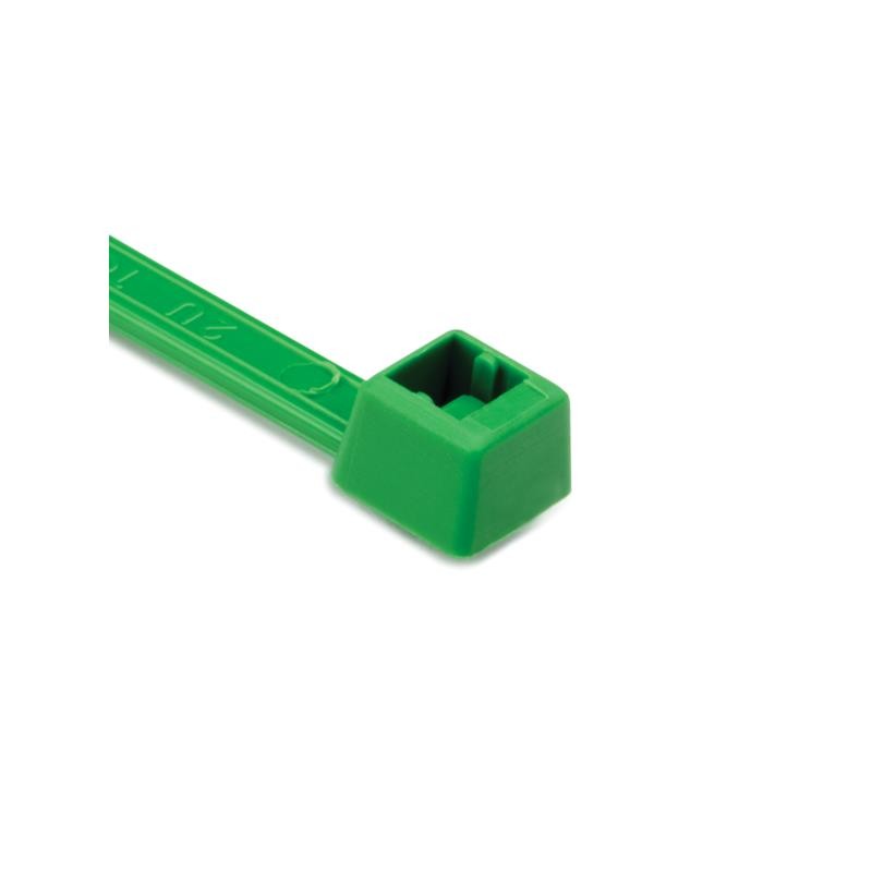 100 pcs : T50R5C2 - CBL TIE LOCKING GRN 50LBS 7.95'