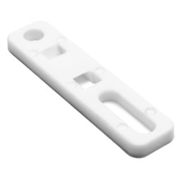 1 pcs : CTAP210C2 - CABLE TIE HLDR SGL SCREW 10 WHT