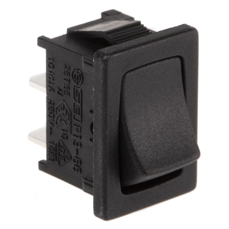 5 pcs - RS PRO SPST, On-None-Off Rocker Switch Panel Mount