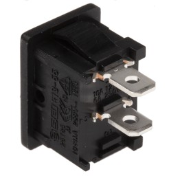 5 pcs - RS PRO SPST, On-None-Off Rocker Switch Panel Mount