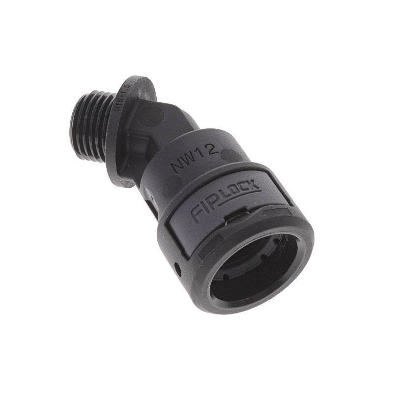 1 pcs : AAPA-12M16PB - FIPLOCK FITTING 45 ELBOW NW12