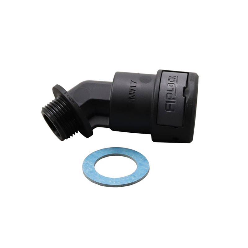 1 pcs : AAPA-17M20PB - FIPLOCK FITTING 45 ELBOW NW17
