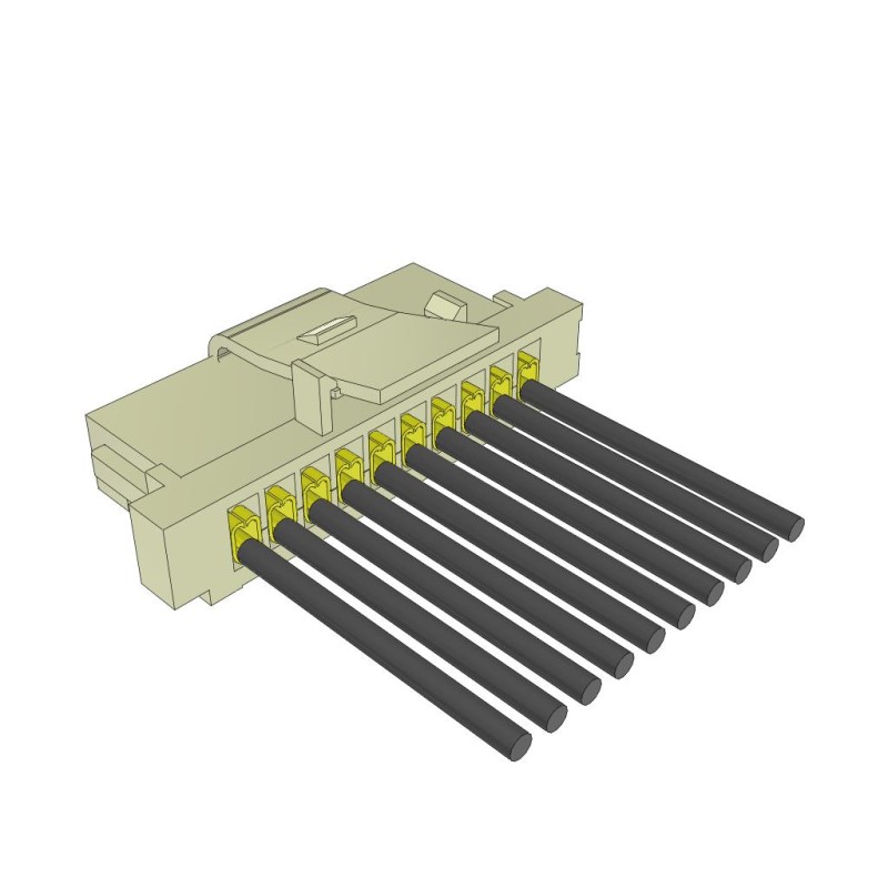 1 pcs : S1SS-10-28-GF-08.00-L - MICRO MATE SINGLE ROW DISCRETE W