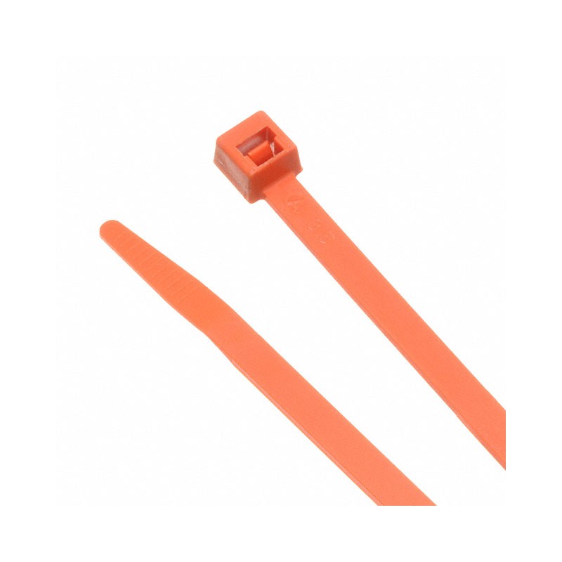 100 pcs : DT-07-50-OR-C - CBL TIE LOCKING ORG 50LBS 7.56'