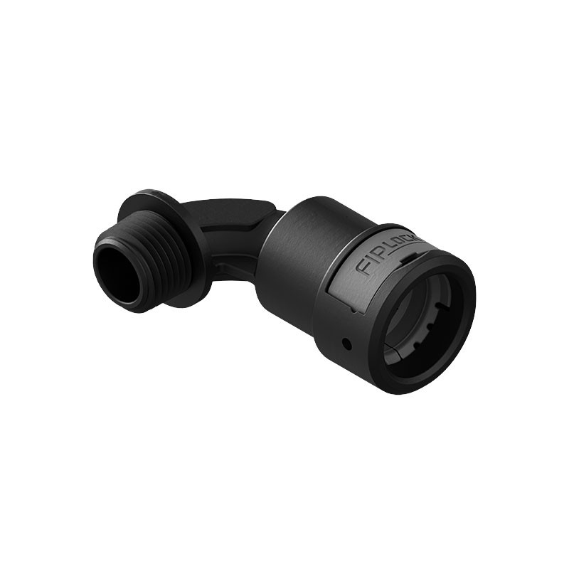 1 pcs : AEPA-23N04PB - FIPLOCK FITTING 90 CURVED ELBO