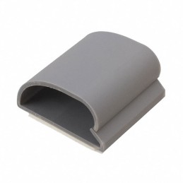 1 pcs : KKD-12-RT - CBL CLIP C-TYPE GRAY ADHESIVE
