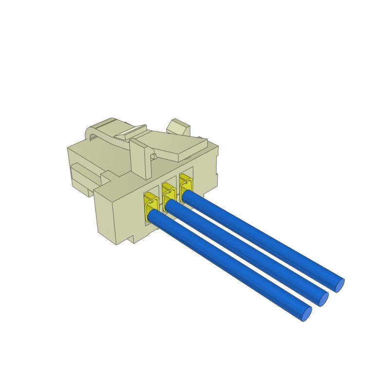 1 pcs : S1SST-03-28-GF-06.00-L - MICRO MATE SINGLE ROW DISCRETE T