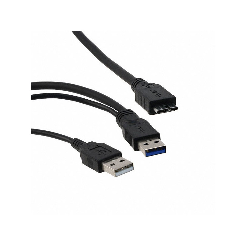 1 pcs : 3023023-02M - CBL A PLUG-MCR B PLUG/PWR 6.56'