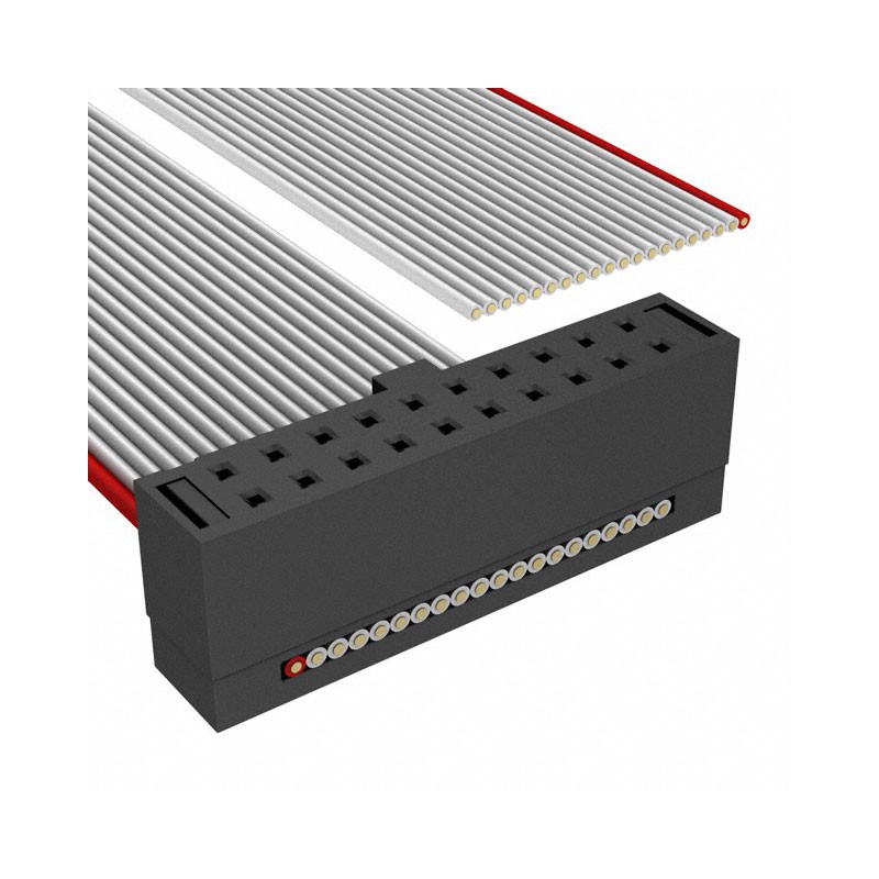 1 pcs : FFSD-10-S-06.00-01-N - CABLE ASSEM .05' 20PS SGL END 6'