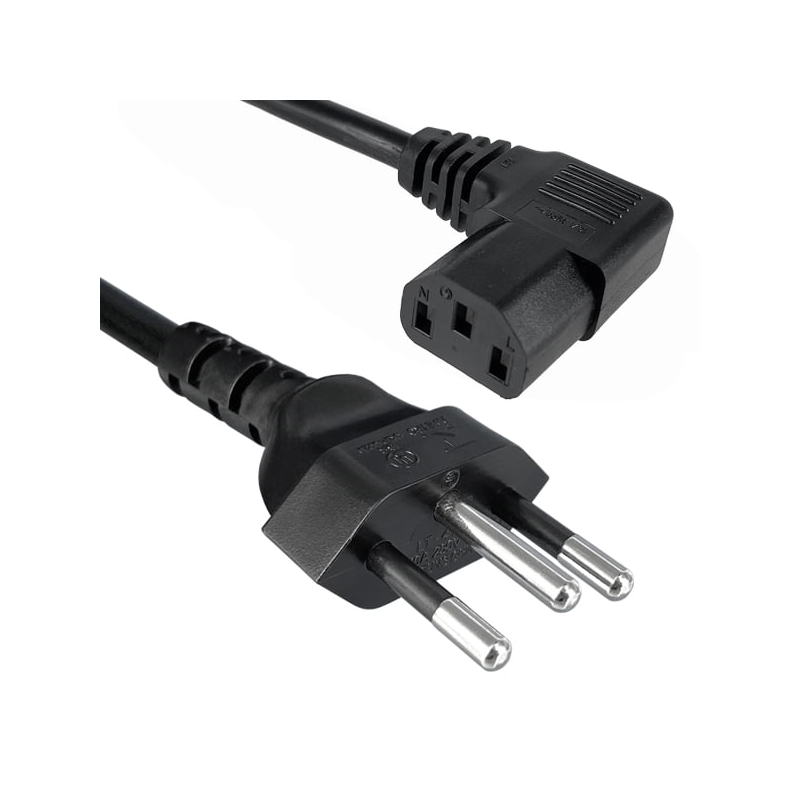 1 pcs : 392014-01 - BRAZIL POWER CORD, 10A 250V, NBR