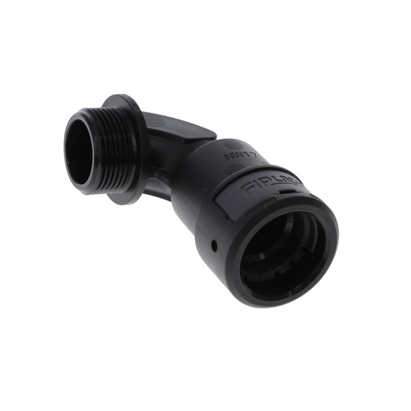 1 pcs : AEPA-17M25PB - FIPLOCK FITTING 90 CURVED ELBO