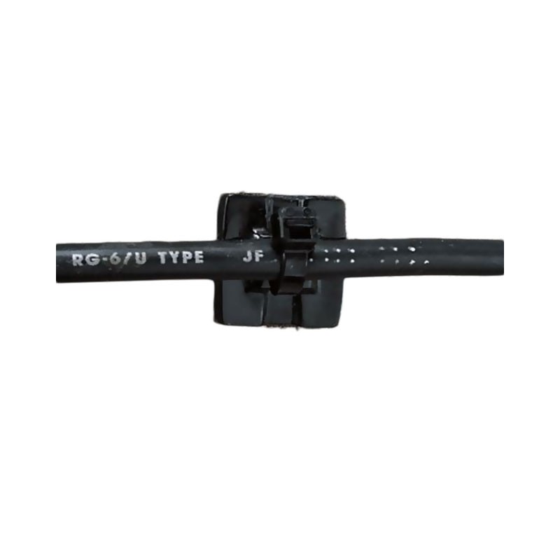 1 pcs : EMS-A-C0 - CABLE TIE HLDR SNGLE EPOXY BLACK