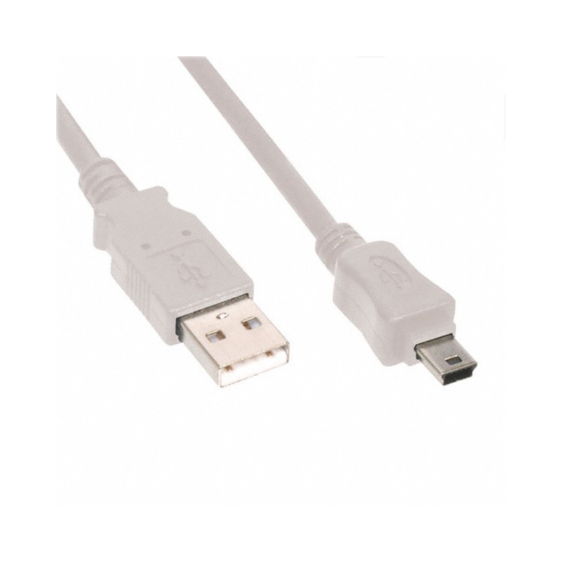 1 pcs : AK672M/2-3-GR - CBL USB2.0 A PLG-MIN B PLG 9.84'