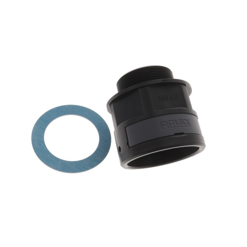 1 pcs : ASPA-48M50PB - FIPLOCK, FITTING STRAIGHT, NW48,